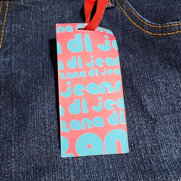 NWT Zana Di Premium Boot Cut Rhinestone Jewel Stretch Hi Rise Jeans Size 22 - Picture 9 of 16